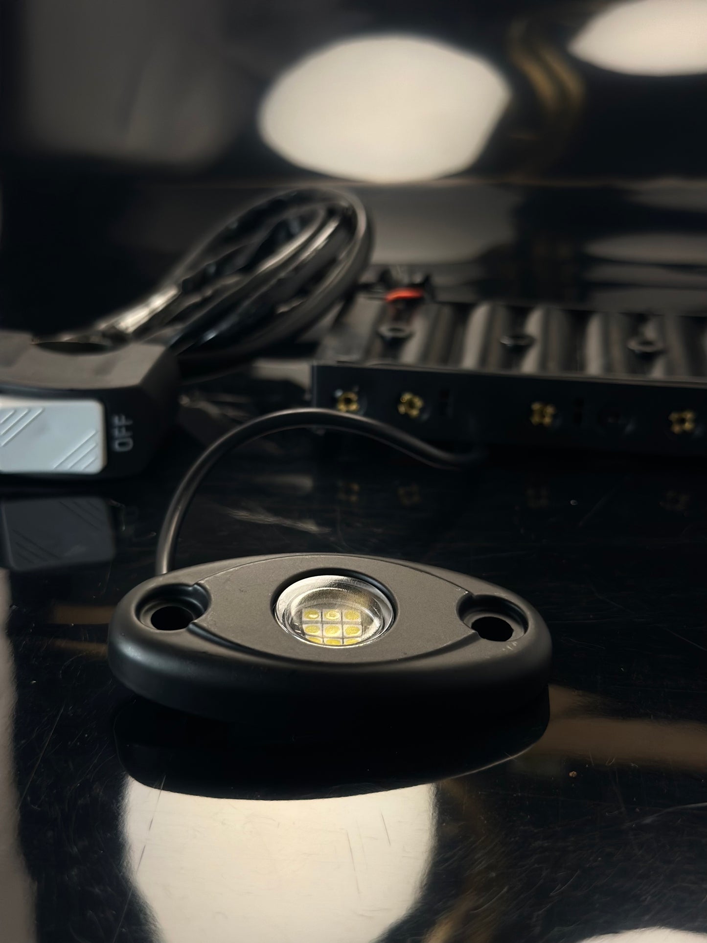 Battery Powered Rock Light